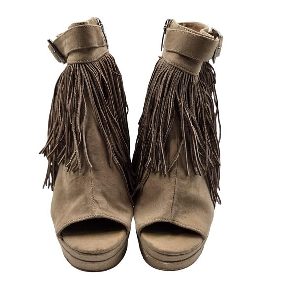 Colin Stuart Shoes Womens Size 8 Fringe - Picture 1 of 9